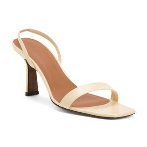 NEOUS Made In Italy Leather Tulip Heeled Sandals